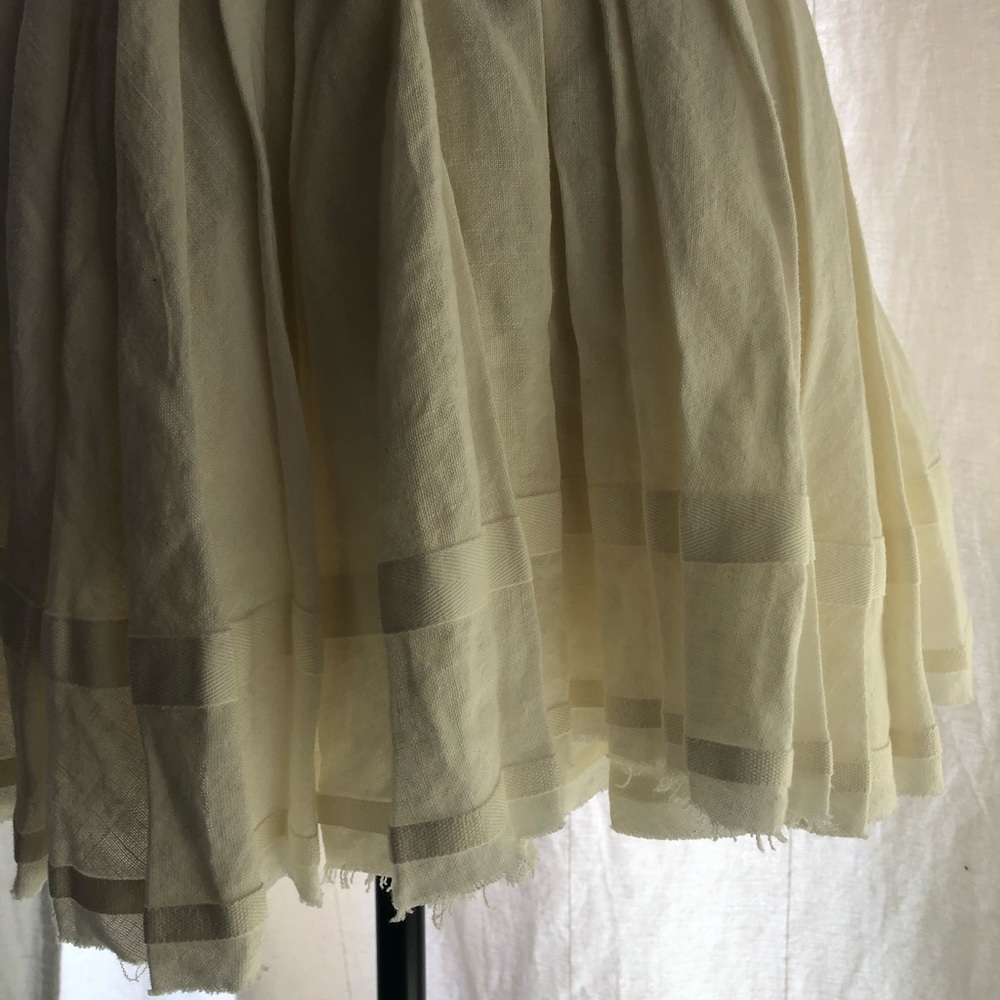 NWT Boy. BAND OF OUTSIDERS PLEATED Ivory White - Picture 9 of 11